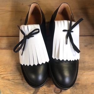 MARNI Fringed Leather Brogues